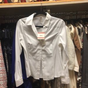 Anne klein white button down